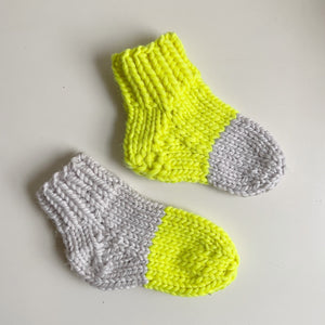 Big Cozy Slipper Socks | Knitting Pattern